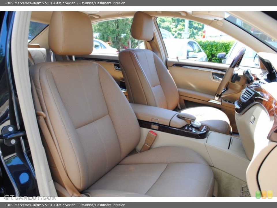 Savanna/Cashmere Interior Photo for the 2009 Mercedes-Benz S 550 4Matic Sedan #66399047