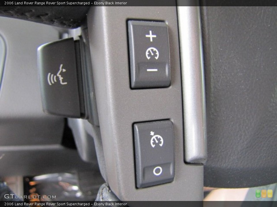 Ebony Black Interior Controls for the 2006 Land Rover Range Rover Sport Supercharged #66399500