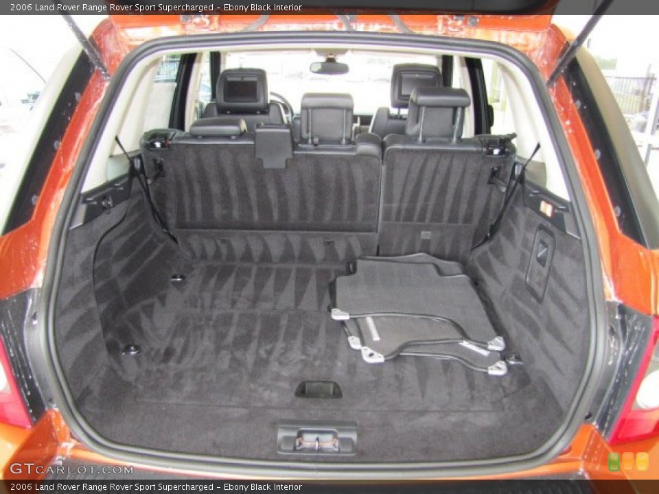 Ebony Black Interior Trunk for the 2006 Land Rover Range Rover Sport Supercharged #66399593