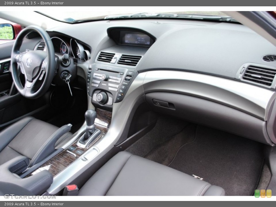 Ebony Interior Dashboard for the 2009 Acura TL 3.5 #66399884
