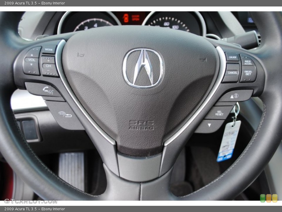 Ebony Interior Controls for the 2009 Acura TL 3.5 #66399920