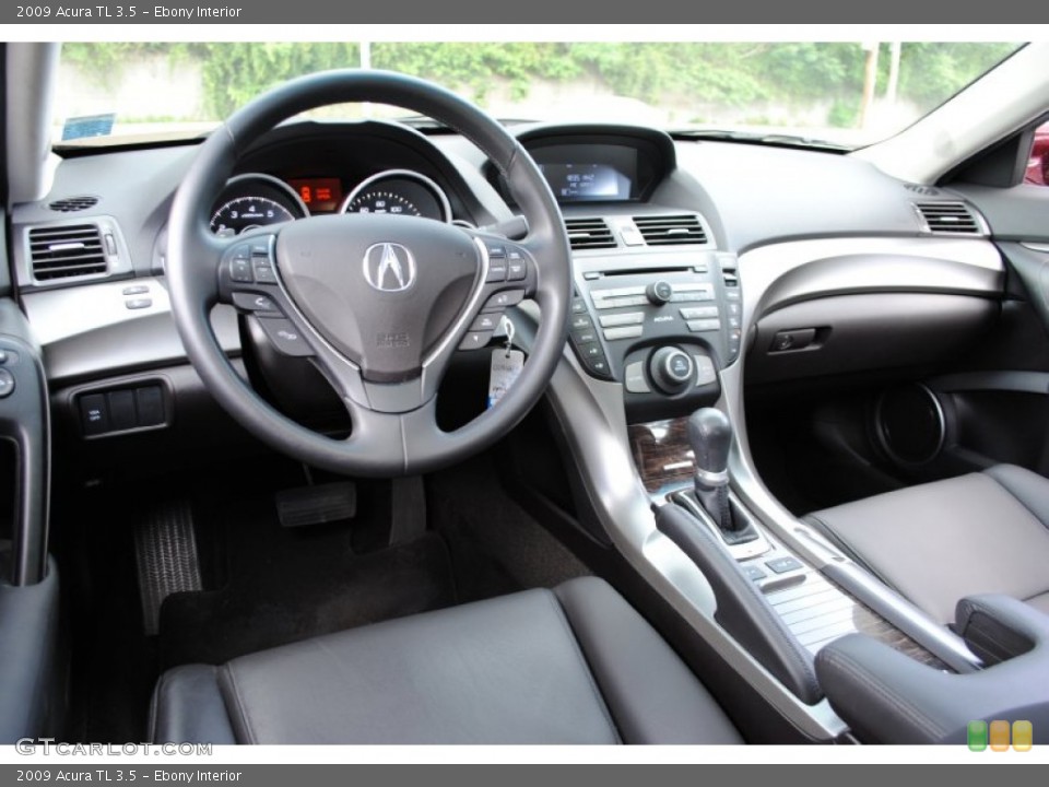 Ebony Interior Prime Interior for the 2009 Acura TL 3.5 #66399926