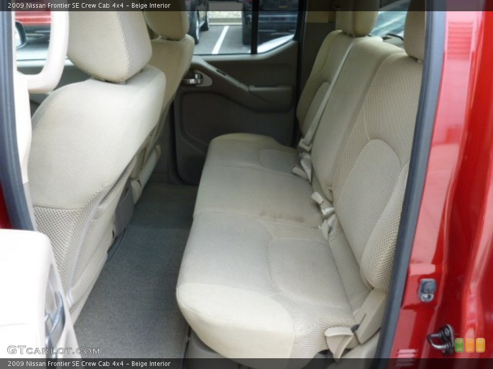 Beige Interior Photo for the 2009 Nissan Frontier SE Crew Cab 4x4 #66401552