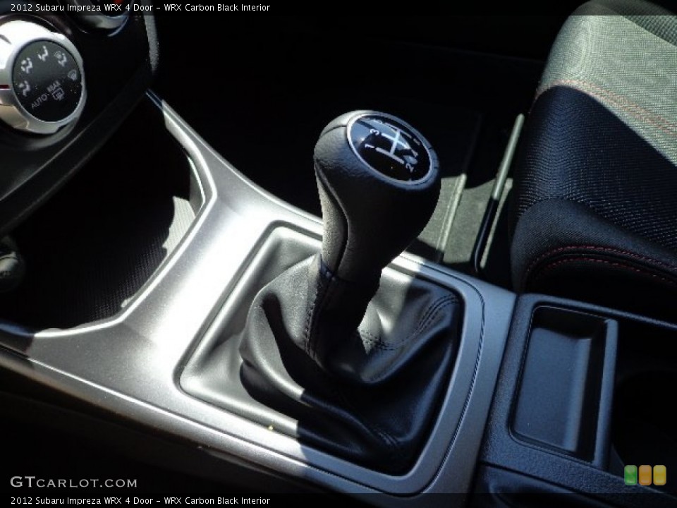 WRX Carbon Black Interior Transmission for the 2012 Subaru Impreza WRX 4 Door #66401723