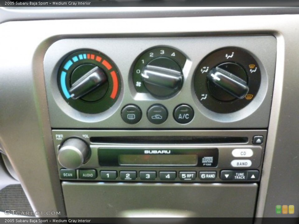 Medium Gray Interior Controls for the 2005 Subaru Baja Sport #66401864