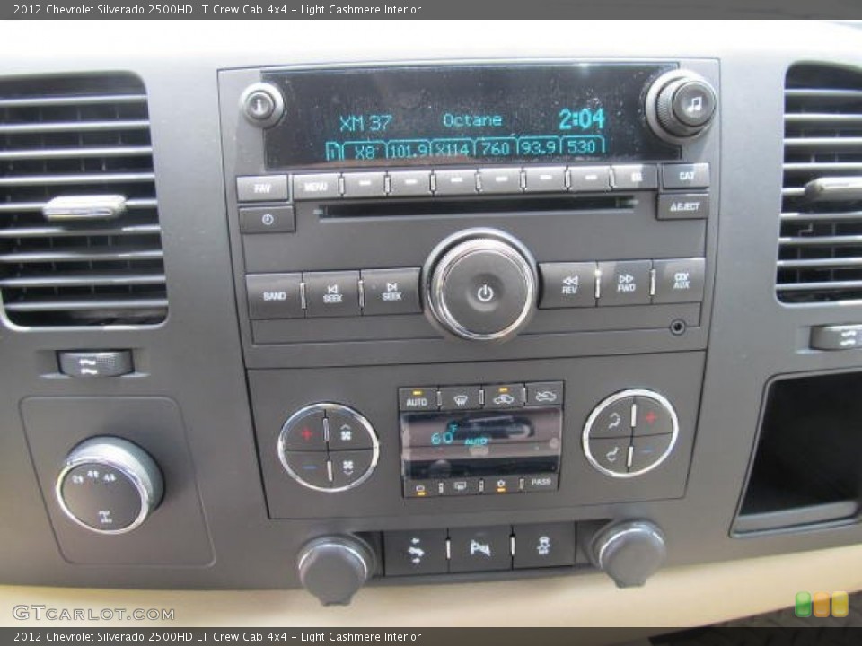 Light Cashmere Interior Controls for the 2012 Chevrolet Silverado 2500HD LT Crew Cab 4x4 #66402962