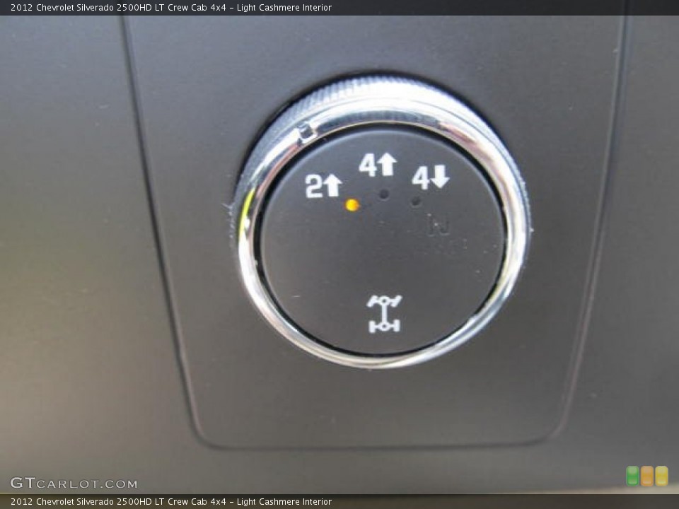 Light Cashmere Interior Controls for the 2012 Chevrolet Silverado 2500HD LT Crew Cab 4x4 #66402968