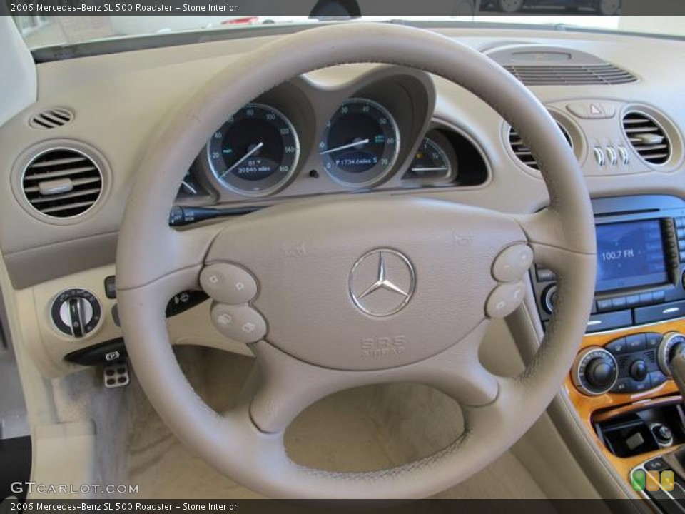 Stone Interior Steering Wheel for the 2006 Mercedes-Benz SL 500 Roadster #66404645