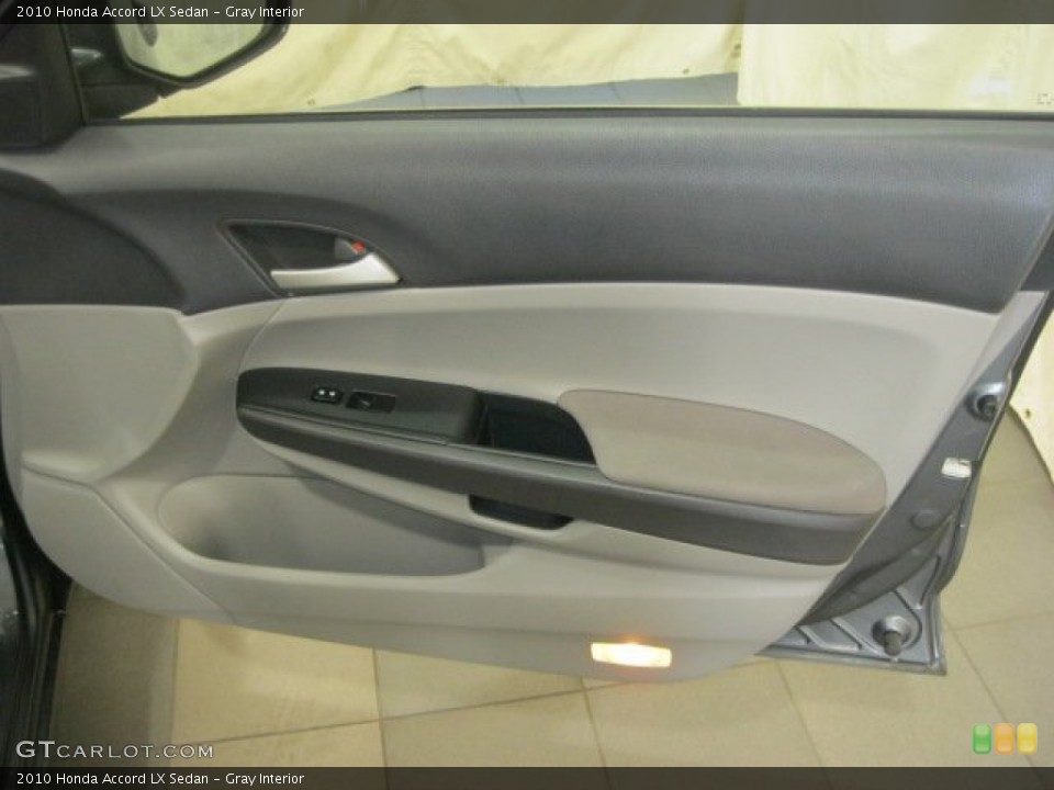 Gray Interior Door Panel for the 2010 Honda Accord LX Sedan #66405113