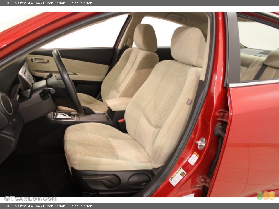Beige Interior Photo for the 2010 Mazda MAZDA6 i Sport Sedan #66406287