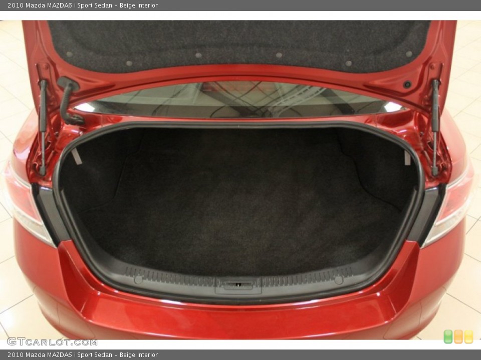 Beige Interior Trunk for the 2010 Mazda MAZDA6 i Sport Sedan #66406315