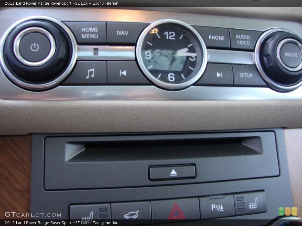 Ebony Interior Controls for the 2012 Land Rover Range Rover Sport HSE LUX #66408003