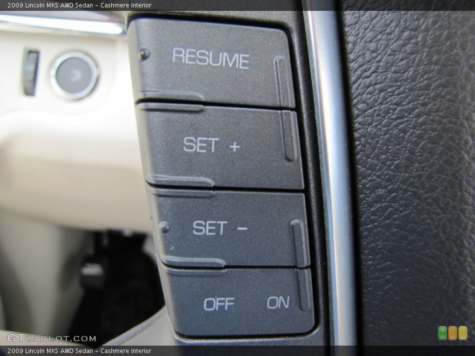 Cashmere Interior Controls for the 2009 Lincoln MKS AWD Sedan #66408780