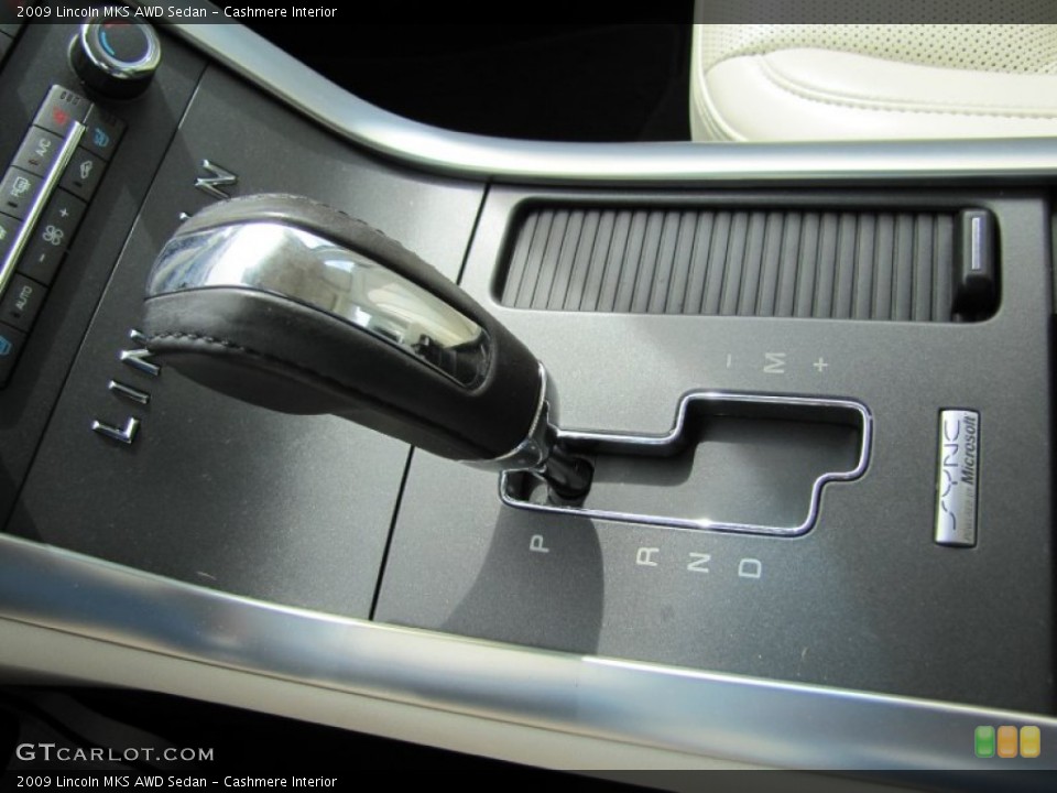 Cashmere Interior Transmission for the 2009 Lincoln MKS AWD Sedan #66408816