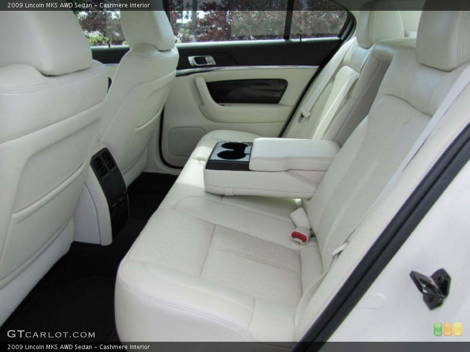 Cashmere Interior Rear Seat for the 2009 Lincoln MKS AWD Sedan #66408837