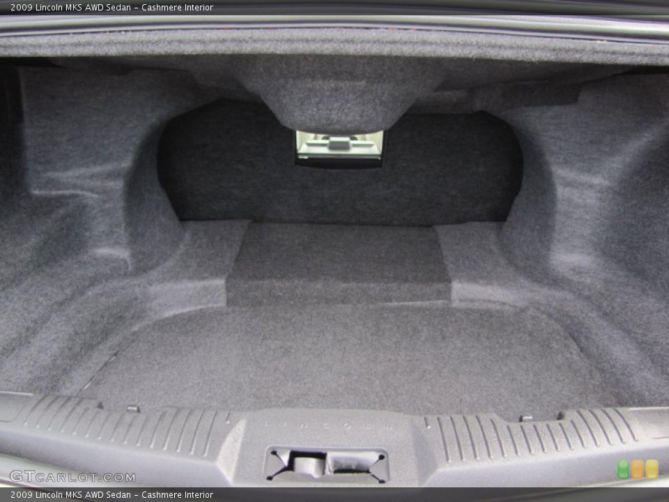 Cashmere Interior Trunk for the 2009 Lincoln MKS AWD Sedan #66408843