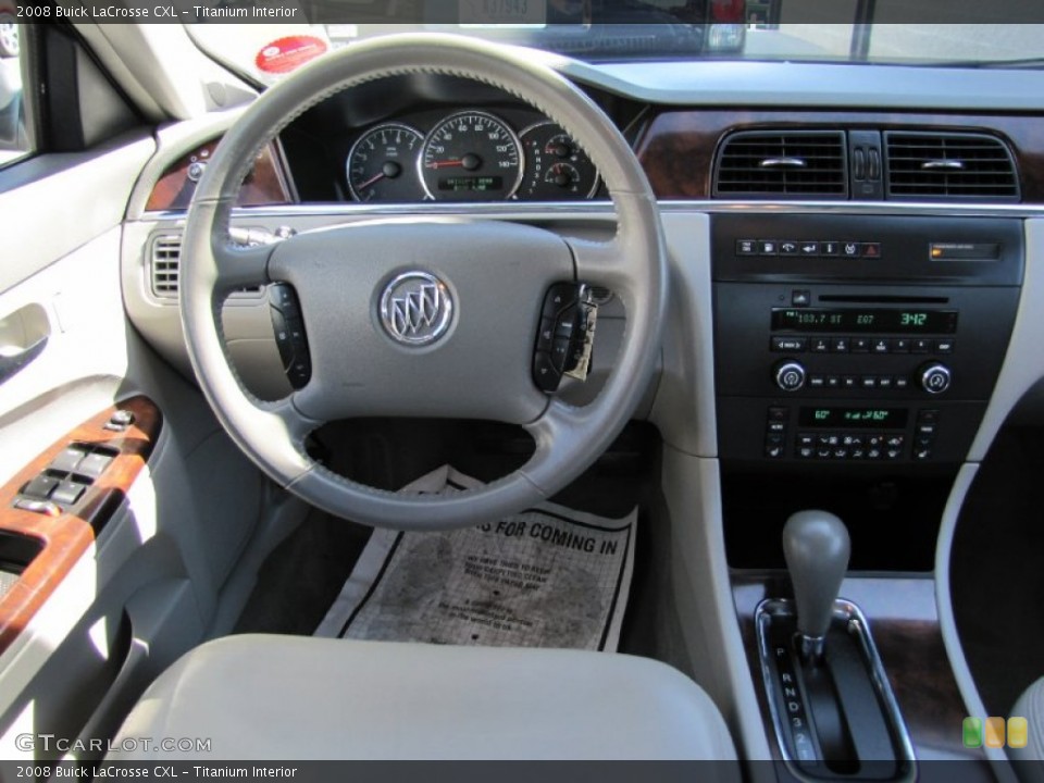 Titanium Interior Steering Wheel for the 2008 Buick LaCrosse CXL #66409162