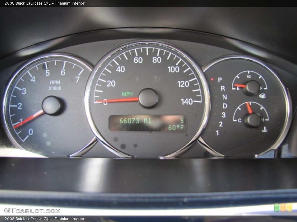 Titanium Interior Gauges for the 2008 Buick LaCrosse CXL #66409165
