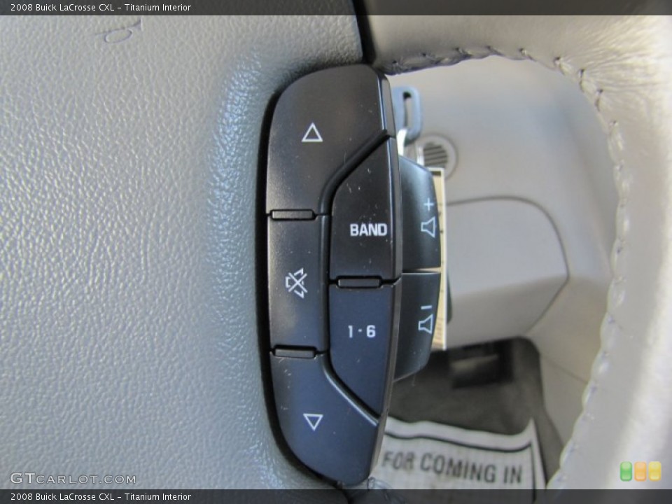 Titanium Interior Controls for the 2008 Buick LaCrosse CXL #66409174