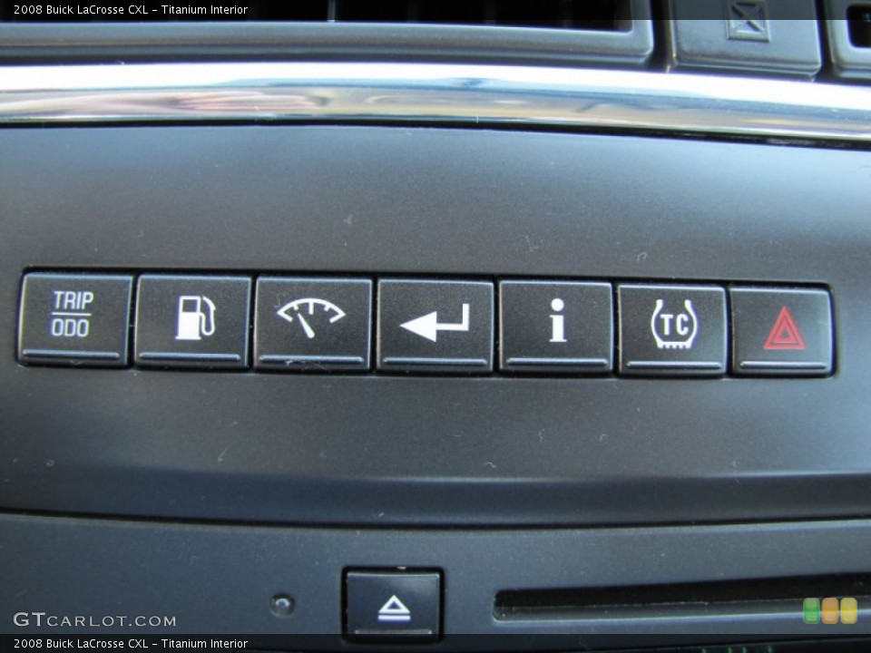 Titanium Interior Controls for the 2008 Buick LaCrosse CXL #66409189