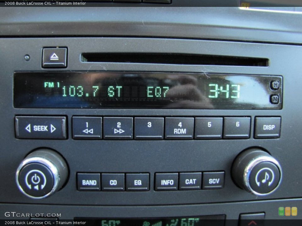 Titanium Interior Audio System for the 2008 Buick LaCrosse CXL #66409192