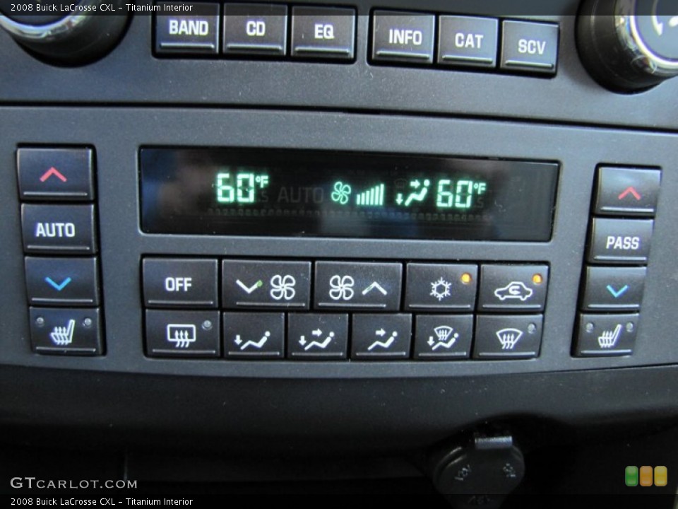 Titanium Interior Controls for the 2008 Buick LaCrosse CXL #66409195