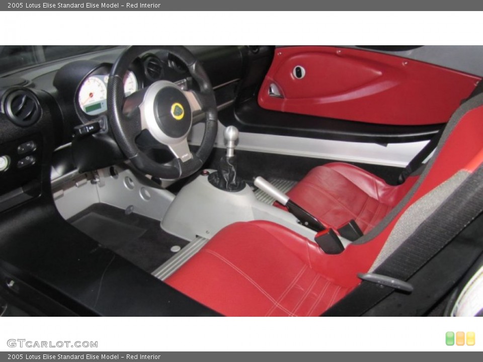Red Interior Photo for the 2005 Lotus Elise  #66409252