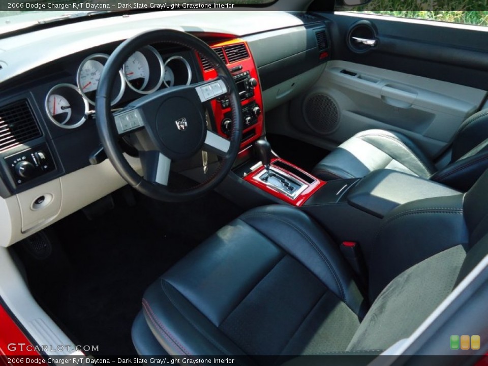Dark Slate Gray/Light Graystone Interior Prime Interior for the 2006 Dodge Charger R/T Daytona #66412579