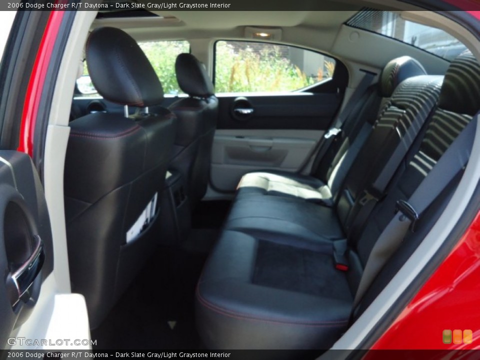 Dark Slate Gray/Light Graystone Interior Rear Seat for the 2006 Dodge Charger R/T Daytona #66412723