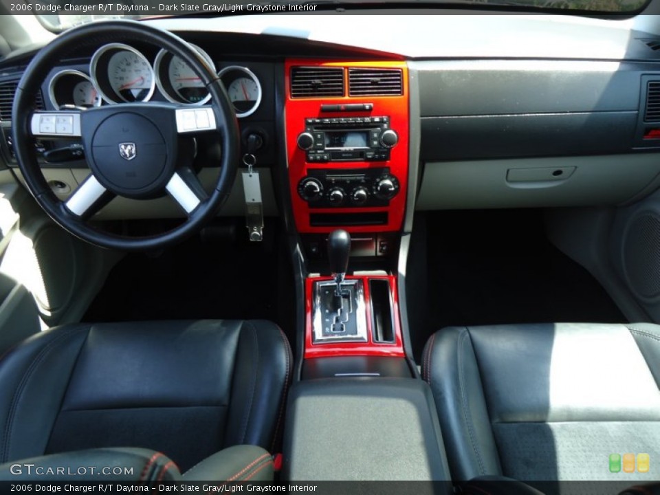 Dark Slate Gray/Light Graystone Interior Dashboard for the 2006 Dodge Charger R/T Daytona #66412741