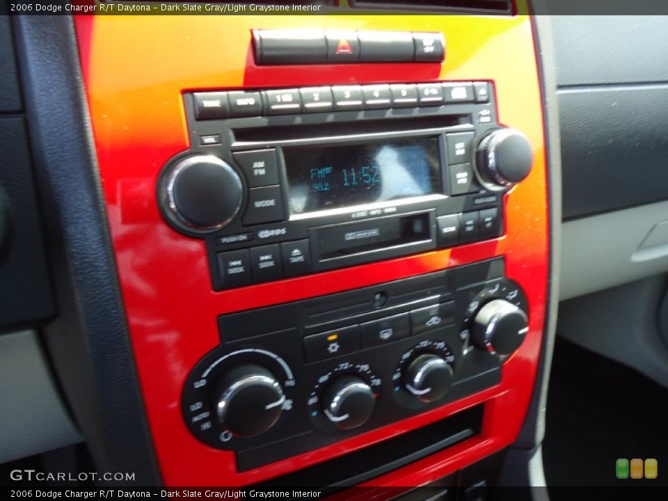 Dark Slate Gray/Light Graystone Interior Controls for the 2006 Dodge Charger R/T Daytona #66412827