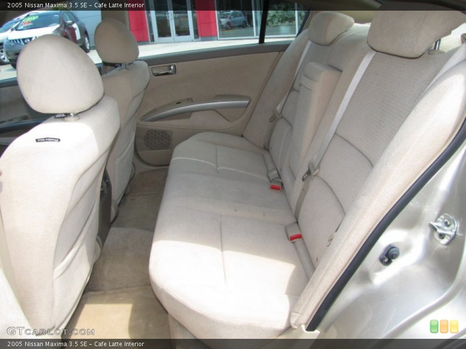 Cafe Latte Interior Rear Seat for the 2005 Nissan Maxima 3.5 SE #66415669