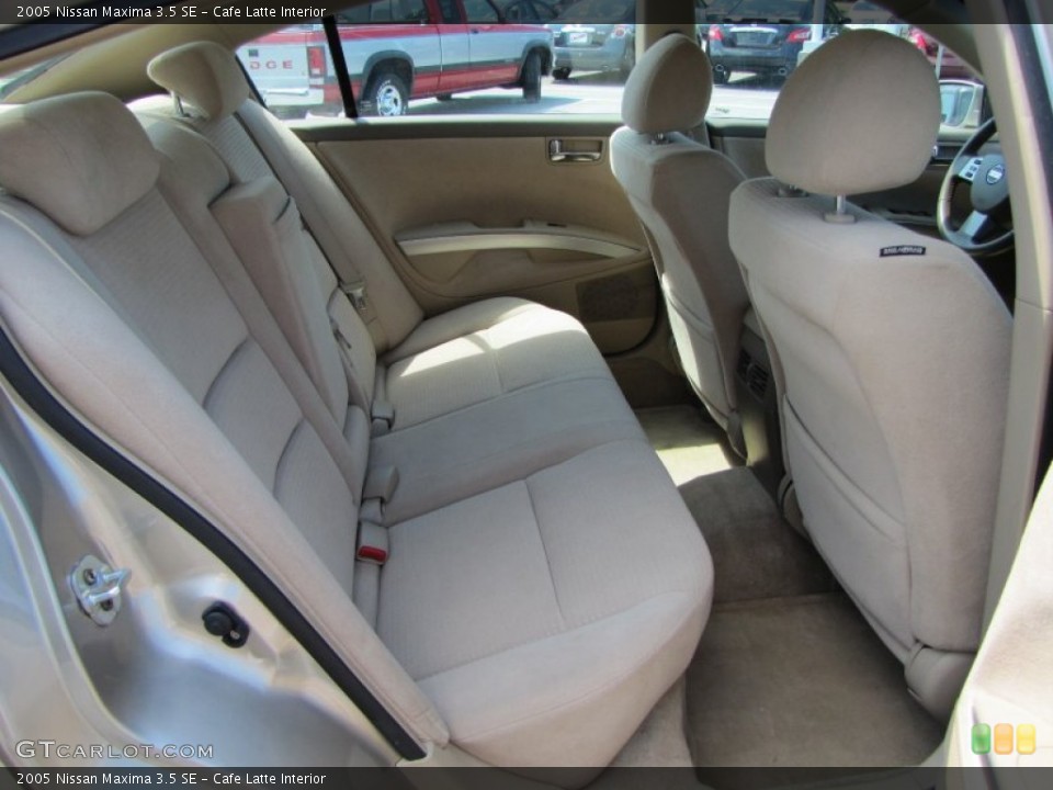 Cafe Latte Interior Rear Seat for the 2005 Nissan Maxima 3.5 SE #66415672