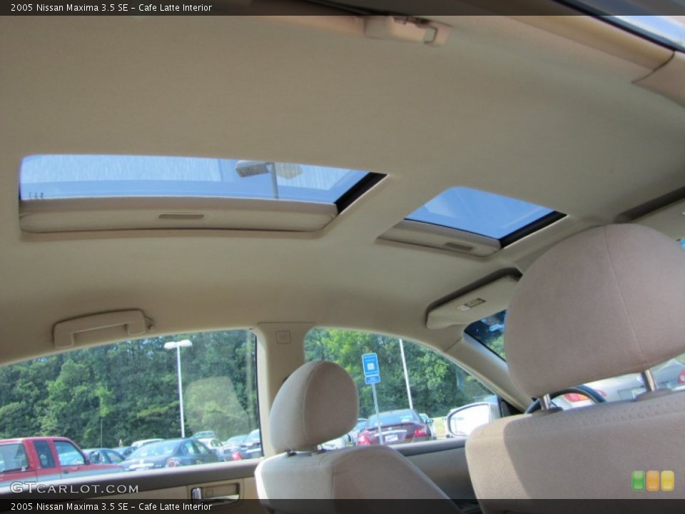 Cafe Latte Interior Sunroof for the 2005 Nissan Maxima 3.5 SE #66415693