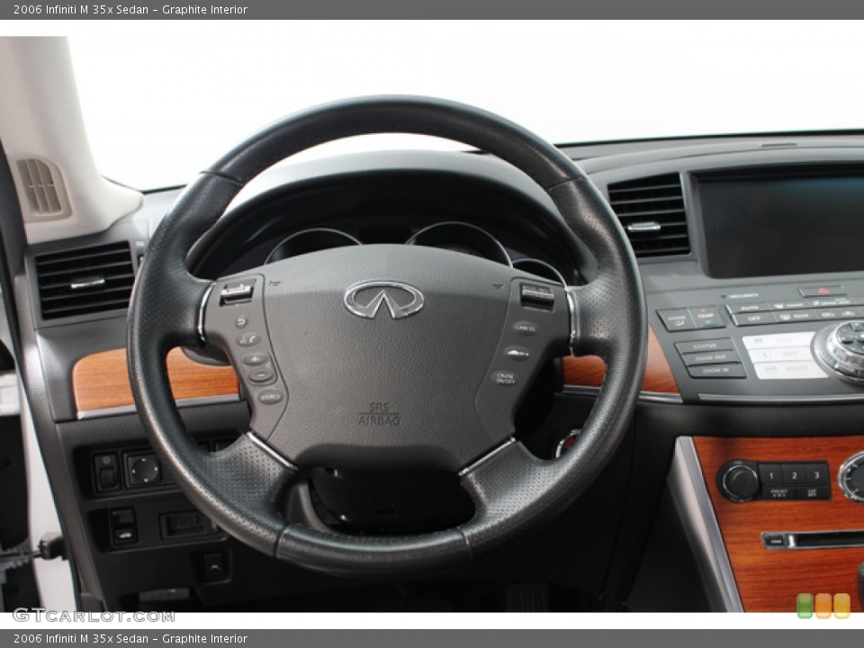 Graphite Interior Steering Wheel for the 2006 Infiniti M 35x Sedan #66416665