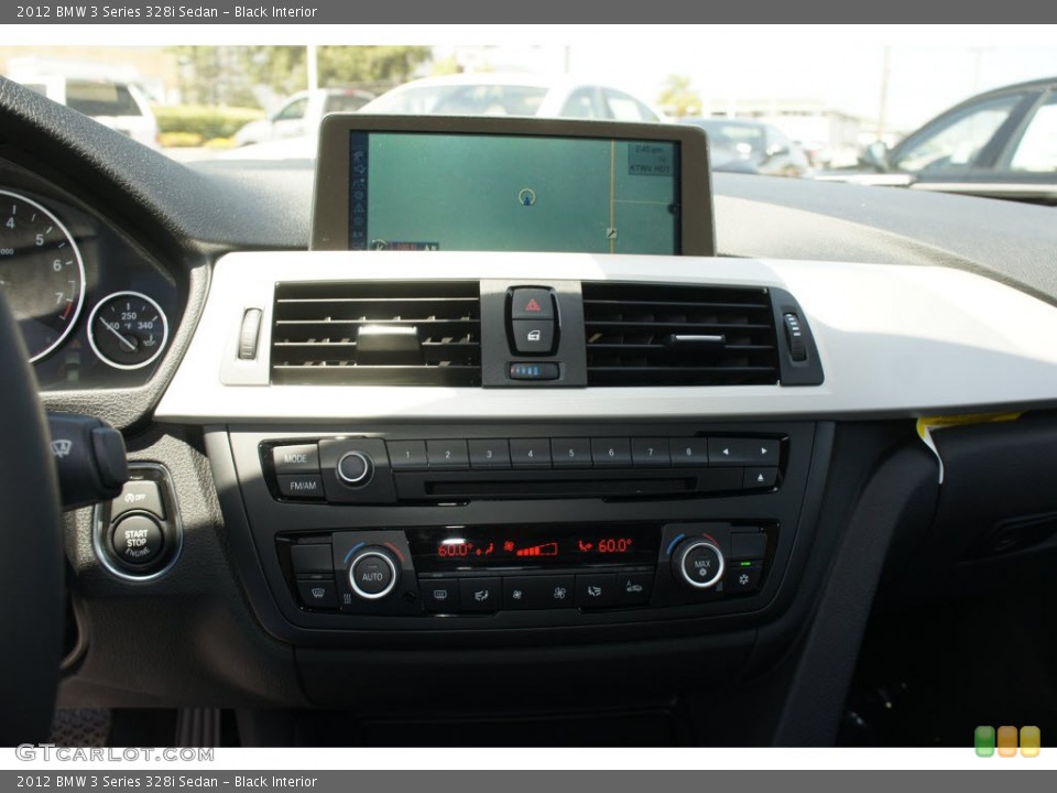 Black Interior Controls for the 2012 BMW 3 Series 328i Sedan #66416707