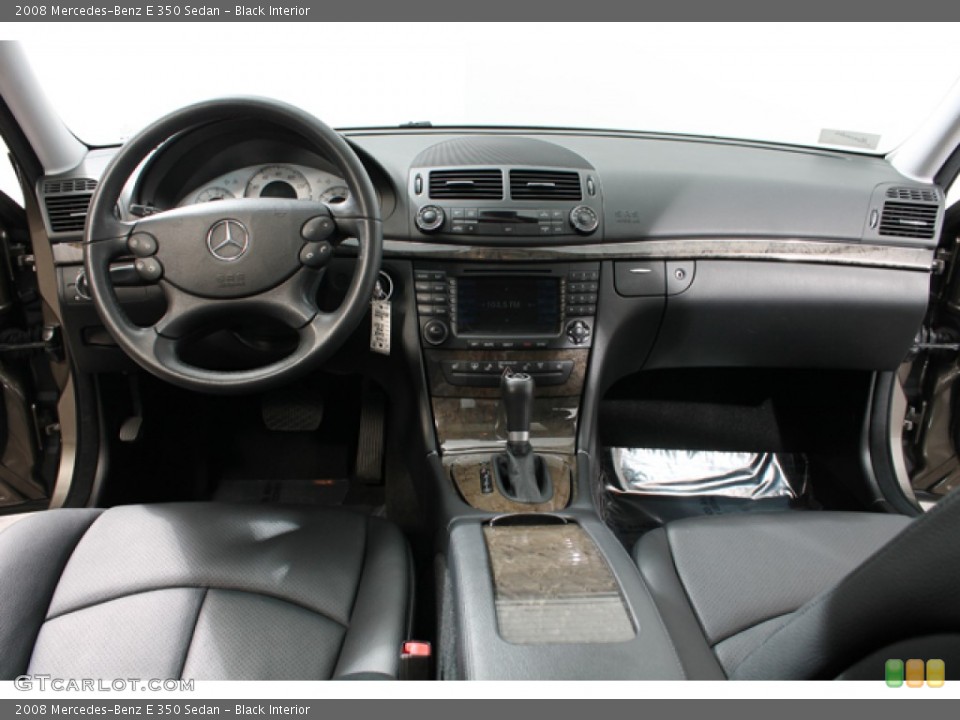 Black Interior Dashboard for the 2008 Mercedes-Benz E 350 Sedan #66416893