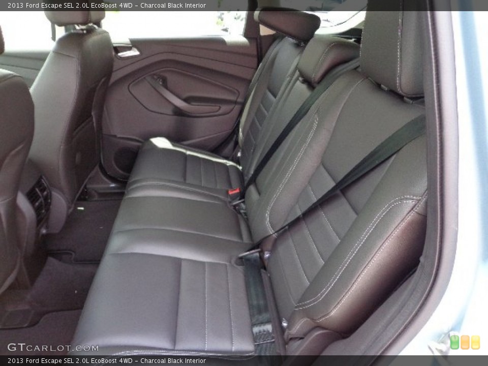 Charcoal Black Interior Photo for the 2013 Ford Escape SEL 2.0L EcoBoost 4WD #66418375