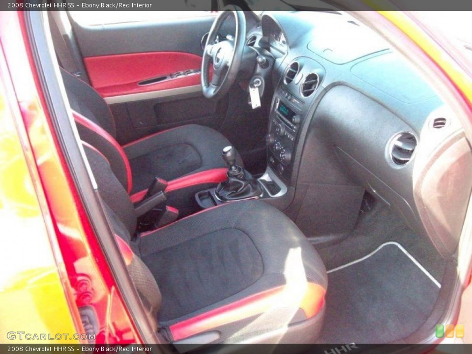 Ebony Black/Red Interior Photo for the 2008 Chevrolet HHR SS #66423733