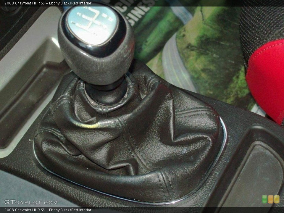 Ebony Black/Red Interior Transmission for the 2008 Chevrolet HHR SS #66423751
