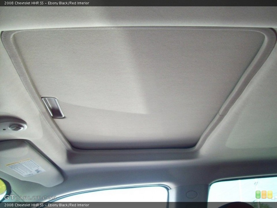 Ebony Black/Red Interior Sunroof for the 2008 Chevrolet HHR SS #66423856