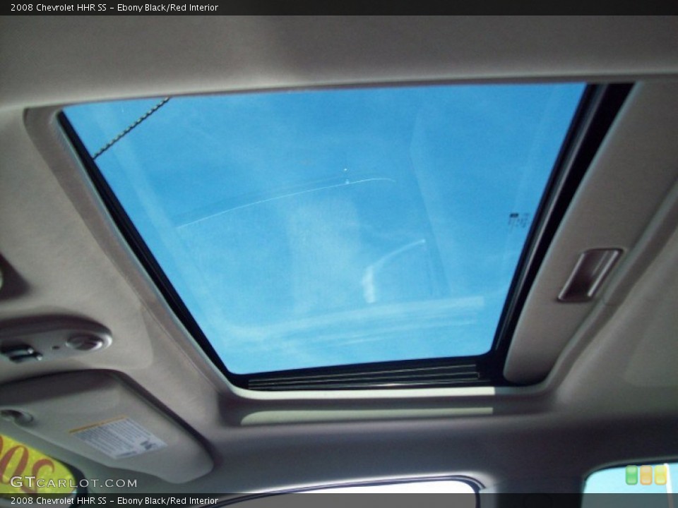 Ebony Black/Red Interior Sunroof for the 2008 Chevrolet HHR SS #66423862