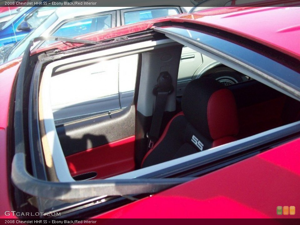 Ebony Black/Red Interior Sunroof for the 2008 Chevrolet HHR SS #66423865