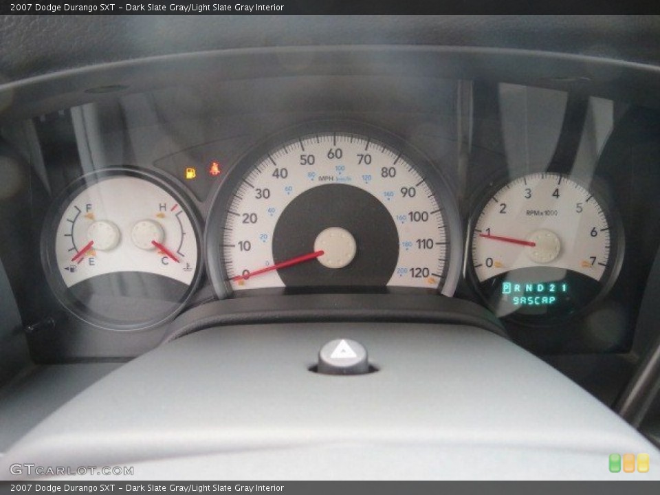 Dark Slate Gray/Light Slate Gray Interior Gauges for the 2007 Dodge Durango SXT #66423970