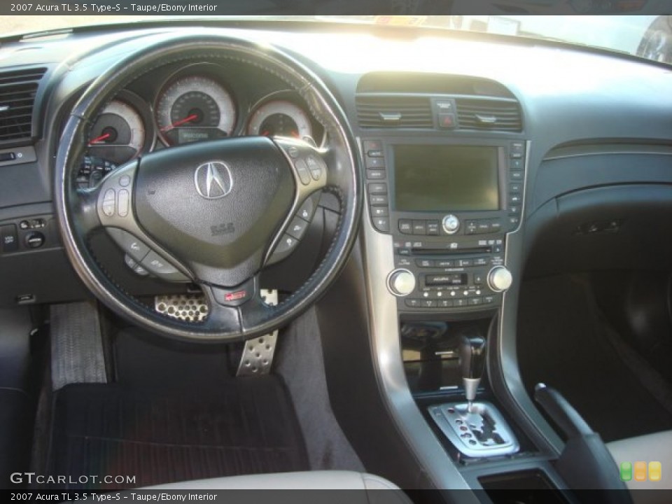 Taupe/Ebony Interior Dashboard for the 2007 Acura TL 3.5 Type-S #66427768
