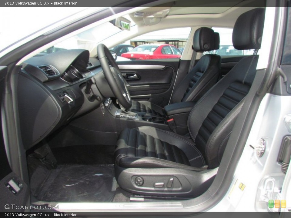 Black Interior Front Seat for the 2013 Volkswagen CC Lux #66430903