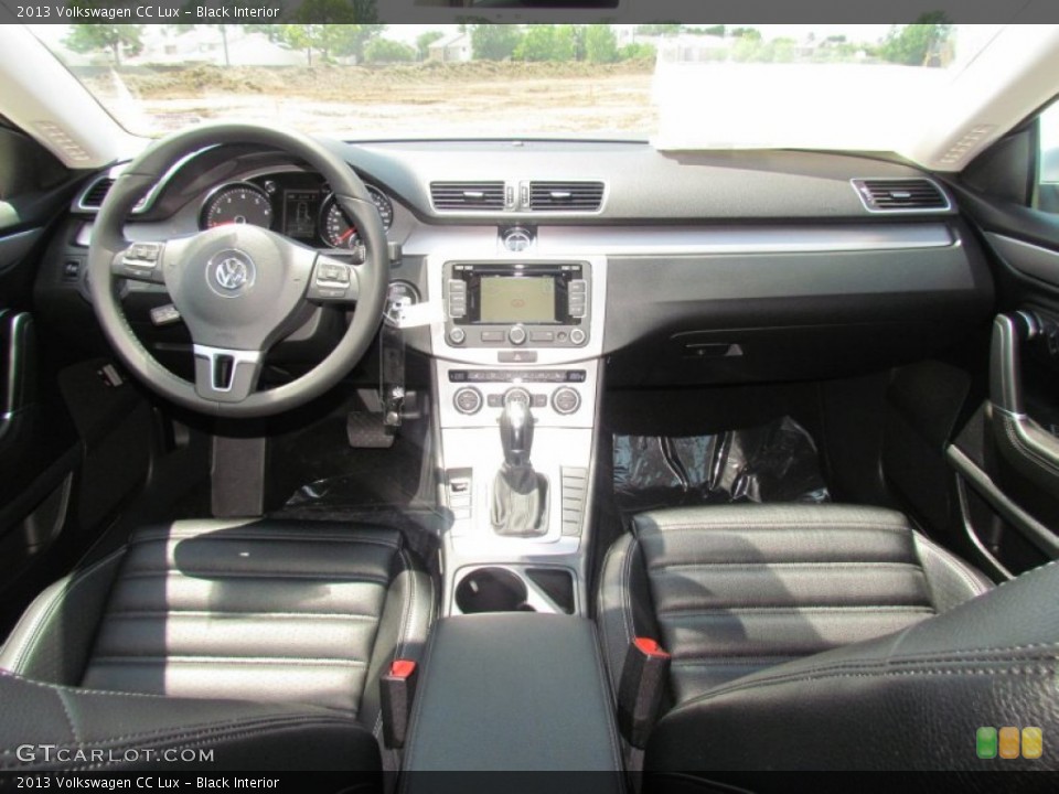 Black Interior Dashboard for the 2013 Volkswagen CC Lux #66430909