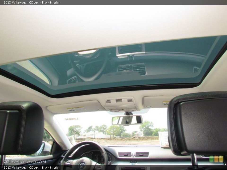 Black Interior Sunroof for the 2013 Volkswagen CC Lux #66430912