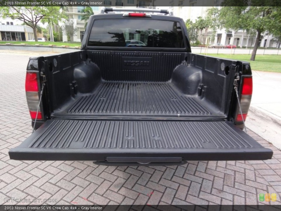 Gray Interior Trunk for the 2003 Nissan Frontier SC V6 Crew Cab 4x4 #66431800