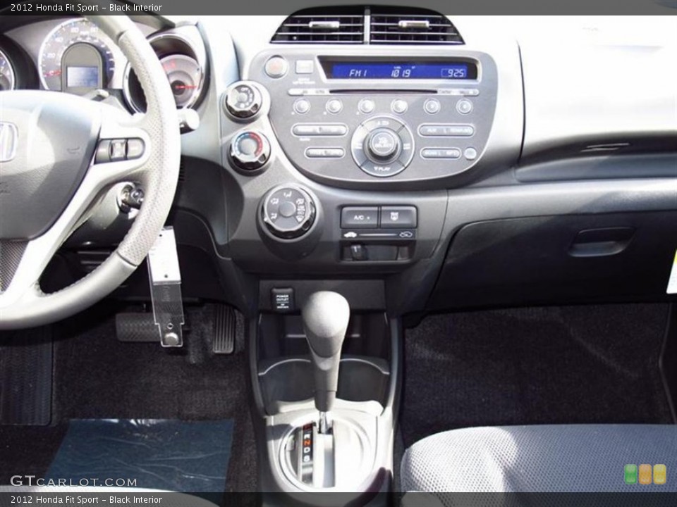 Black Interior Controls for the 2012 Honda Fit Sport #66432038